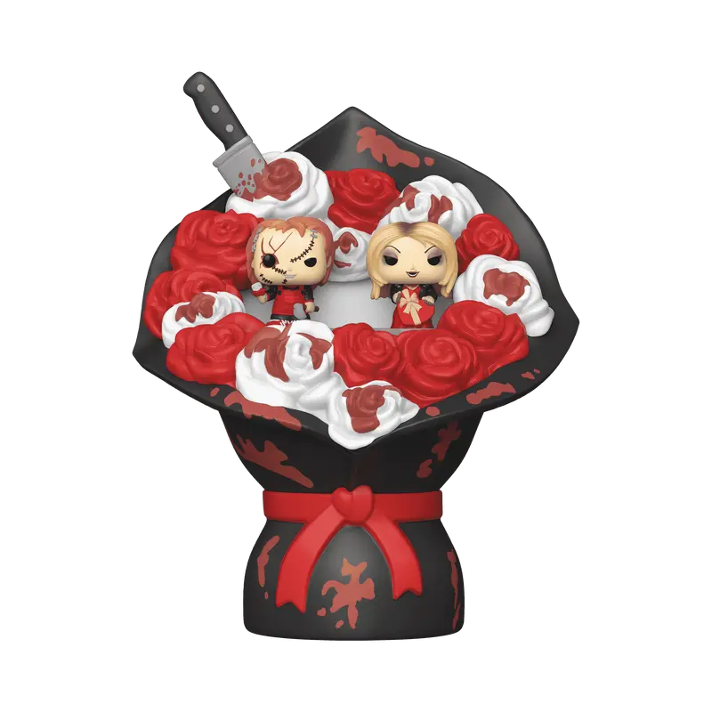 Bride of Chucky Valentines Chucky and Tiffany Funko Bitty Pop!  Mini-Figure Bouquet