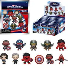 Captain America Brave New World  (M) 3D Foam Bag Clip