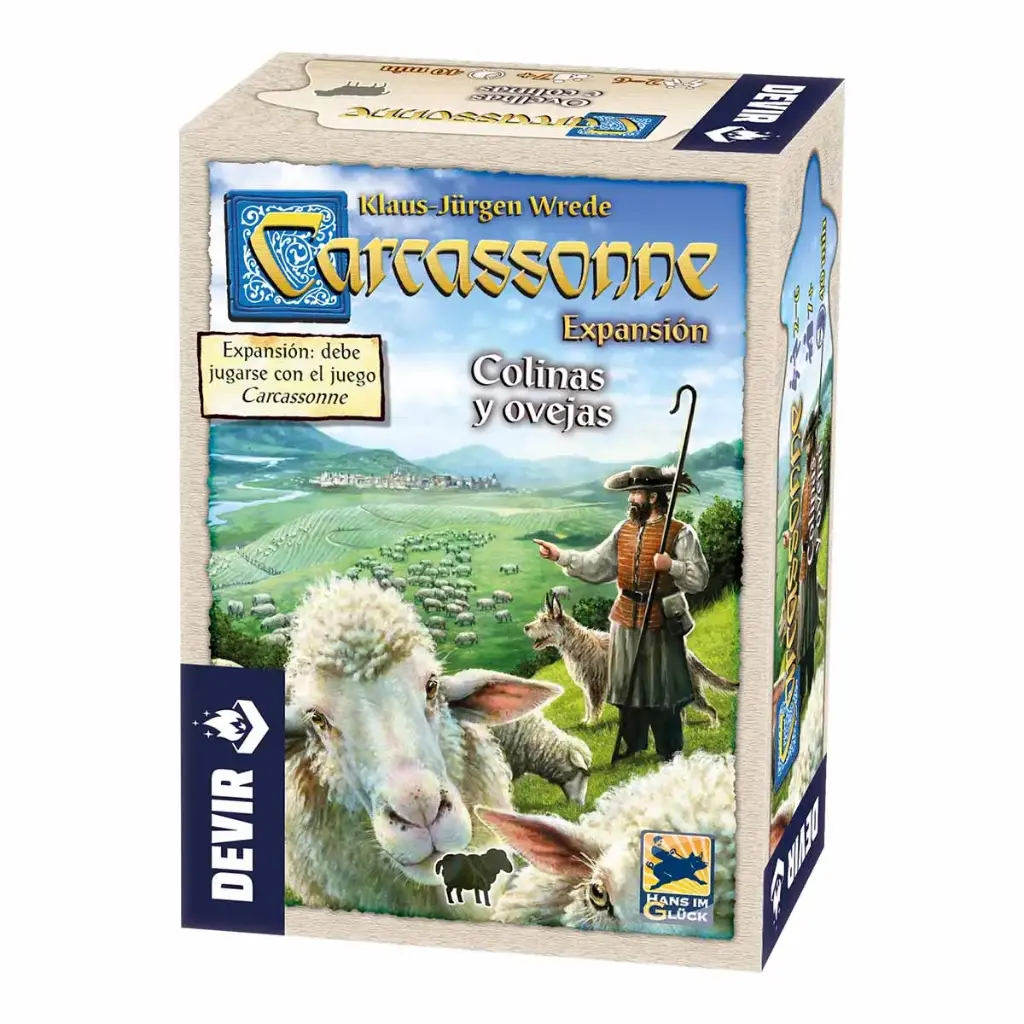 Carcassonne: Colinas y Ovejas (New Edition) - Spanish