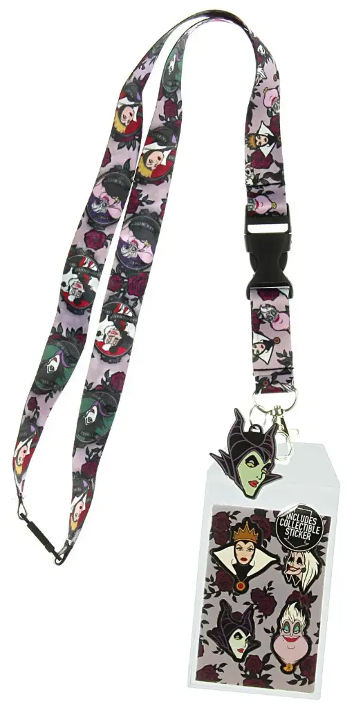 Disney Villain Lanyard with Dangle
