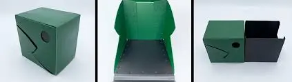 Dragon Shield Deck Double Shell - Forest Green/Black