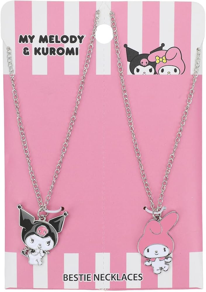 Kuromi and My Melody Bestie Necklace 2-Pack
