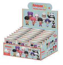 Ranma 1/2 3D Foam Bag Clip, Series 1