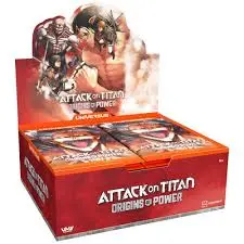 UniVersus CCG: Attack on Titan  Origins of Power- Booster Display