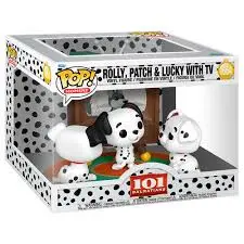 101 Dalmatians Rolly, Patch, & Lucky with TV Funko Pop! Moment #1664