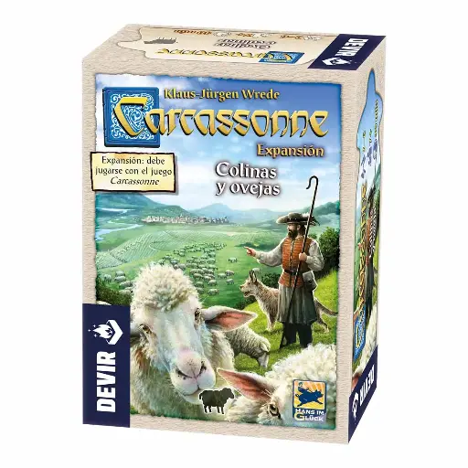 [8436017226935] Carcassonne: Colinas y Ovejas (New Edition) - Spanish