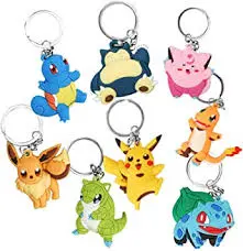 [2022060805] Llaveros de Hule Pokemon