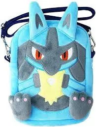 [2023111548] Pokemon Lucario mini plush bag