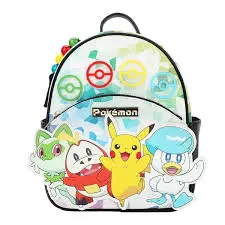 [197394866906] Pokemon Pikachu 3D Applique Mini-Backpack