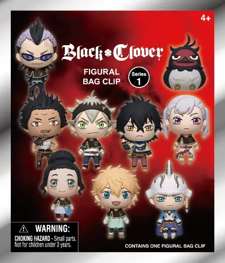 [72595] Black Clover 3D Foam Bag Clip, Series 1