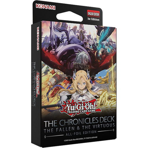 [083717870371] Yu-Gi-Oh! TCG THE CHRONICLES DECK: The Fallen & The Virtuous (All-Foil Edition)  - ENGLISH